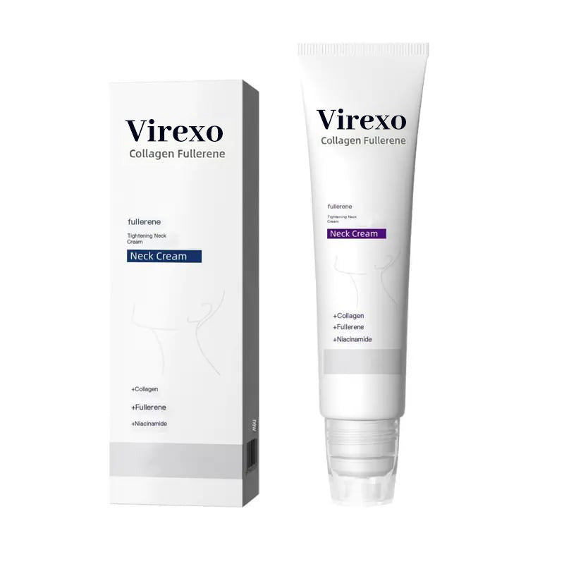 Roller Massage Neck Cream 🧴 Collagen & Hyaluronic Acid | Firms Neck, Reduces Wrinkles & Double Chin
