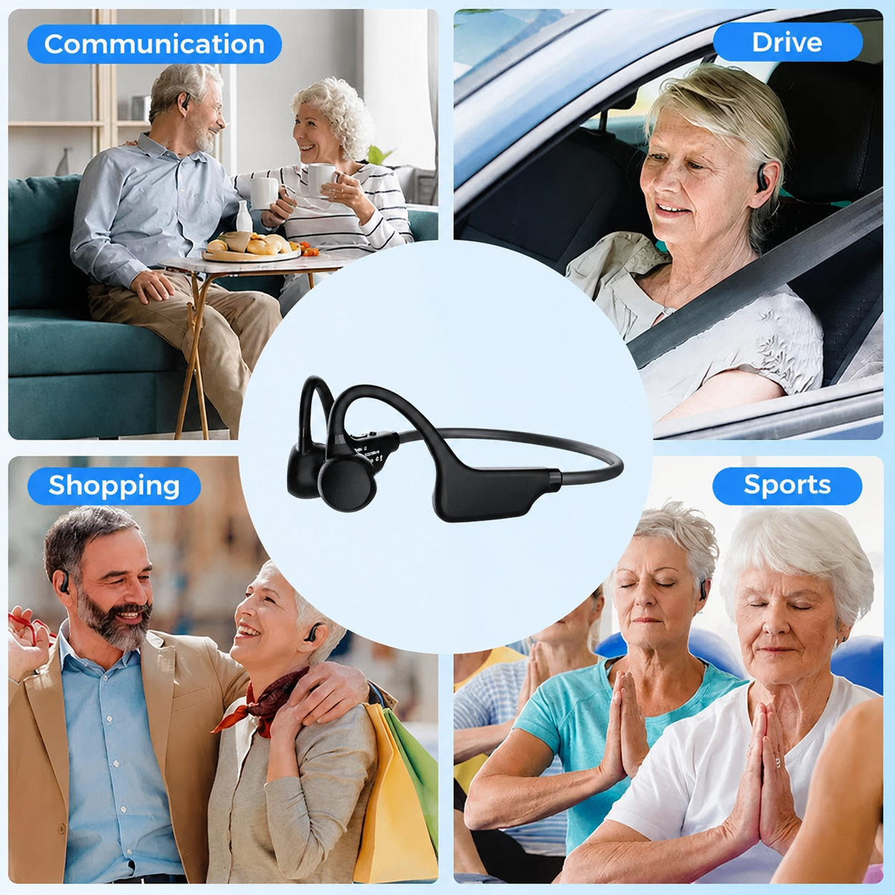 🔥🔥Final 3 Hours: 80% OFF🏆 Limited-Time Offer – Don’t Miss This Deal🔥Pryxo Bone Conduction Smart Hearing Aids